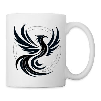 Phoenix black and white - Mug - white - Right