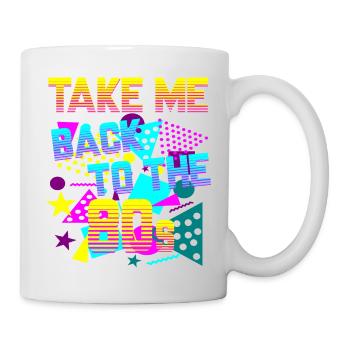 Ramenez-moi dans les années 80 - Mug blanc - blanc - Droite