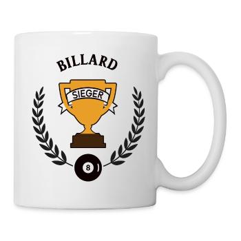 Billard Sieger Spieler Team Sieg Turnier - Tasse - Weiß - Rechts