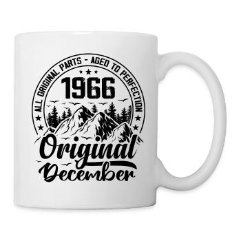 1966 December Original 58 Years Anniversary Gift - Mug - white - Right