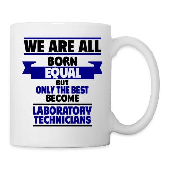 Only the best become laboratory assistants - Mug - white - Right