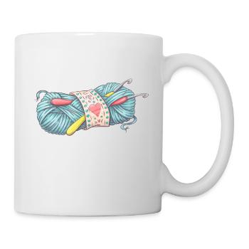 I Crochet So I Don't Unravel - Mug - white - Right