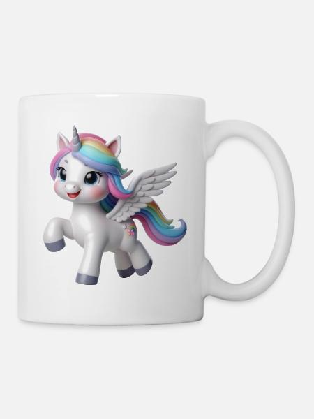 Einhorn 2 - Tasse - Weiß