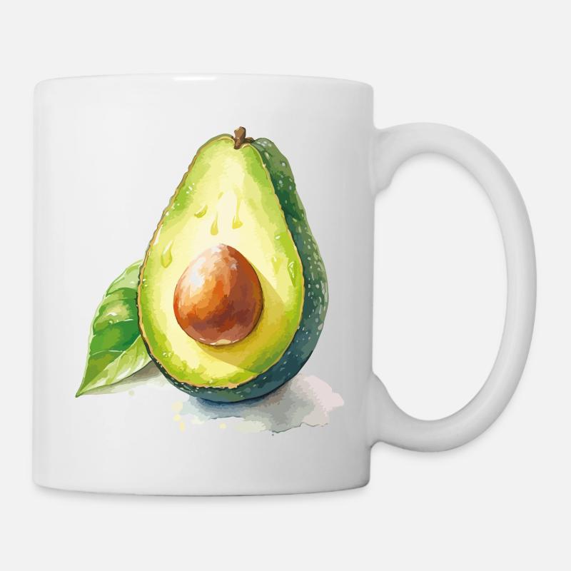 Avocado - Tasse - Weiß