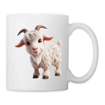 Ziege 3 - Tasse - Weiß - Rechts