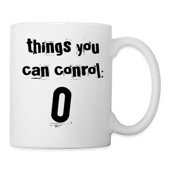 Ce que vous pouvez contrôler Zéro - Mug blanc - blanc - Droite