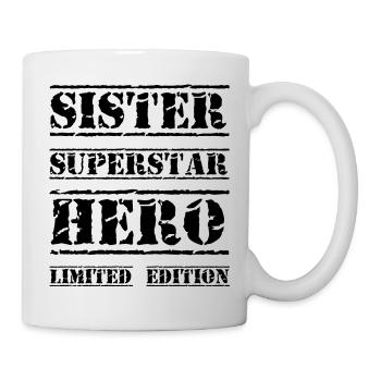Best Sister Star Saying - Mug - white - Right