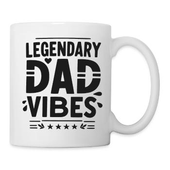Legendary Dad Vibes - Mug - white - Right