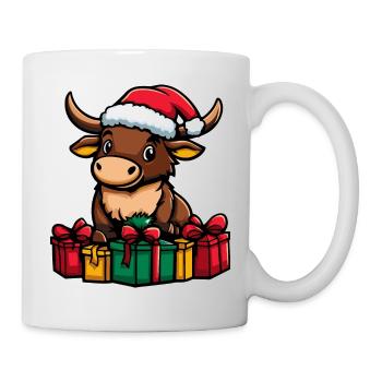 Bulle Weihnachten Geschenke Taurus - Tasse - Weiß - Rechts