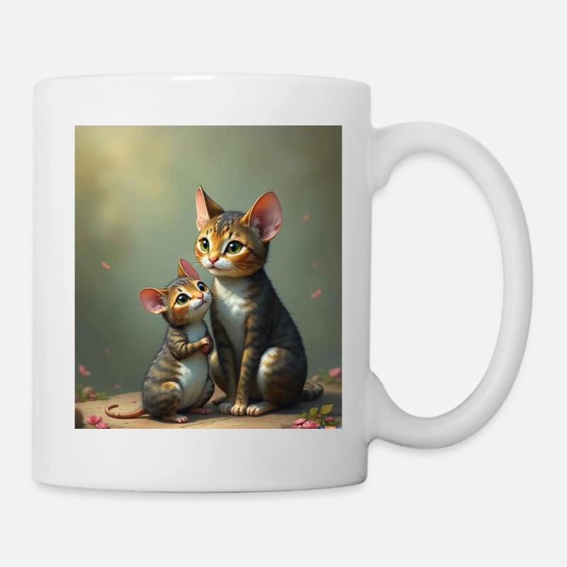 Didimaus69 / Catmouse 2 - Tasse - Weiß