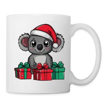 Koala Weihnachten Geschenke - Tasse - Weiß - Rechts