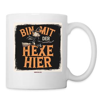 I'm here with the witch - Mug - white - Right