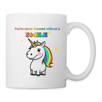 Smile Einhorn - Tasse - Weiß - Rechts