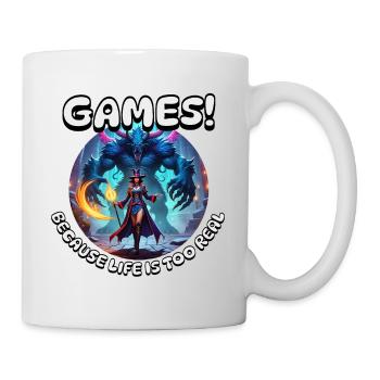 gamer for life - Tasse - Weiß - Rechts