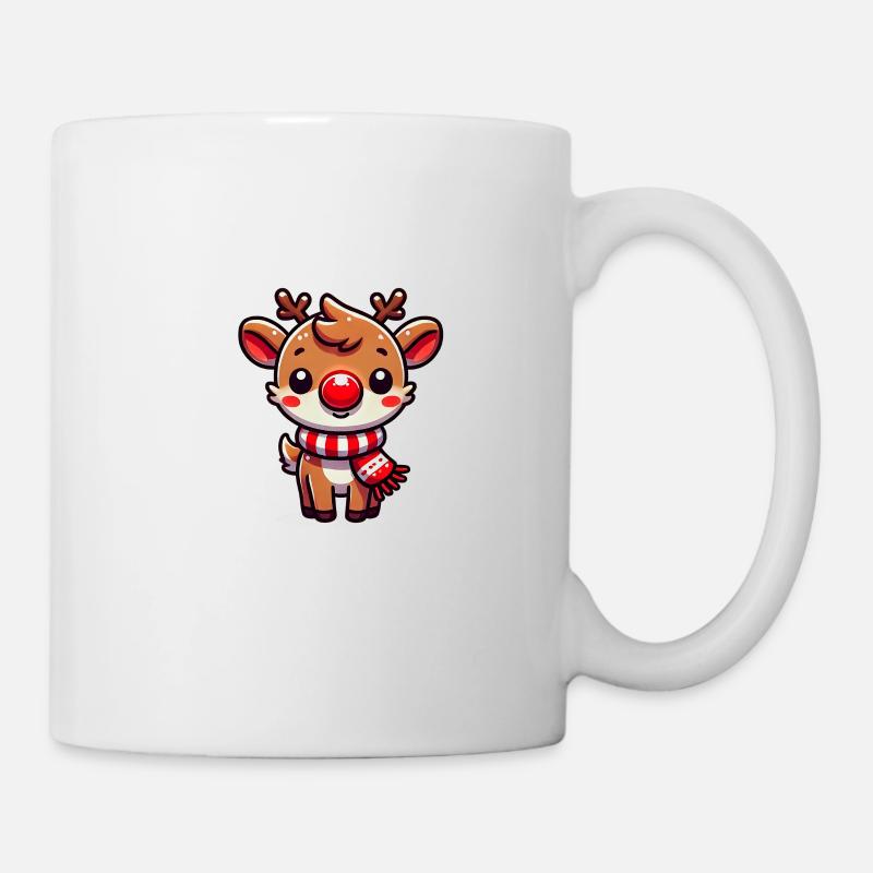 Sußes Rentier - Tasse - Weiß