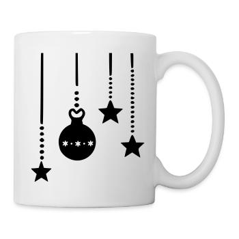 Hanging Christmas decorations - Mug - white - Right