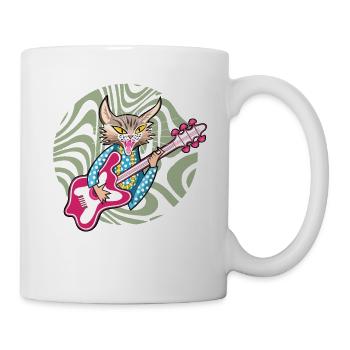 Rock Star Cat - Mug - white - Right
