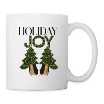 Weihnachtsbäume auf High Heels - Tasse - Weiß - Rechts