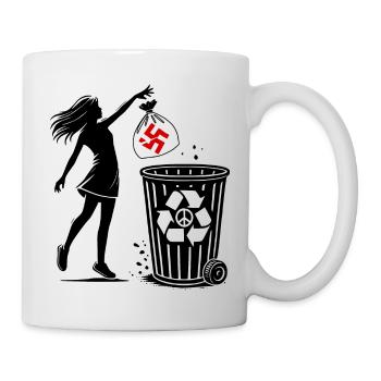 FCK NZS - Against the Right - keep your environment clean - Mug - white - Right
