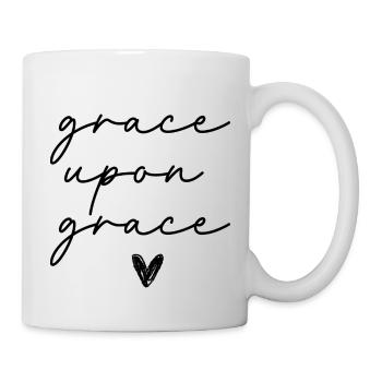 grace upon grace - Mug - white - Right