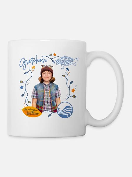 "Ein Mädchen Namens Willow" Gretchen & Schildkröte - Tasse - Weiß