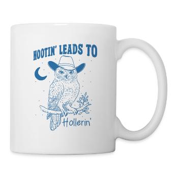 Hootin’ Hollerin - Mug - white - Right
