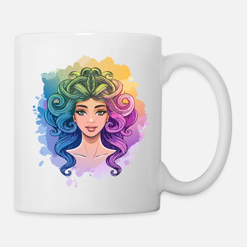 Rainbow Medusa - Mug - white