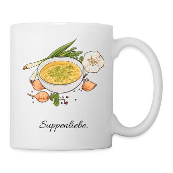 Soup Love // Illustration - Mug - white - Right