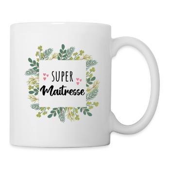 Super maîtresse cadeau maîtresse - Mug blanc - blanc - Droite