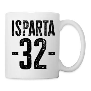 Stolze Türken aus Isparta – Zahl 32 - Tasse - Weiß - Rechts
