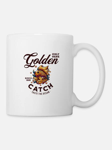 Golden Catch - Tasse - Weiß