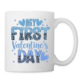 xoxo love you amore Blumen Frauen Valentinstag 14 - Tasse - Weiß - Rechts