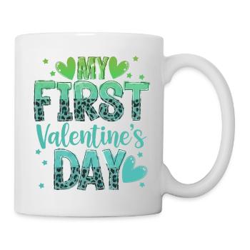 xoxo love you amore Flowers Women Valentine day 14 - Mug - white - Right