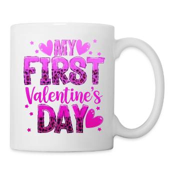 xoxo love you amore Blumen Frauen Valentinstag 14 - Tasse - Weiß - Rechts
