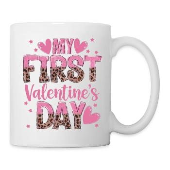 xoxo love you amore Flowers Women Valentine day 14 - Mug - white - Right