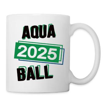 Aquaball Spieler Team Turnier Mannschaft in 2025 - Tasse - Weiß - Rechts