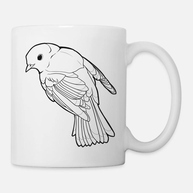Black Bird - Mug - white