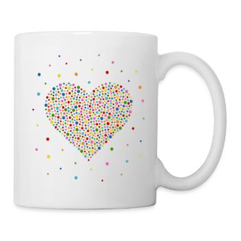 Confetti Heart - Mug - white - Right