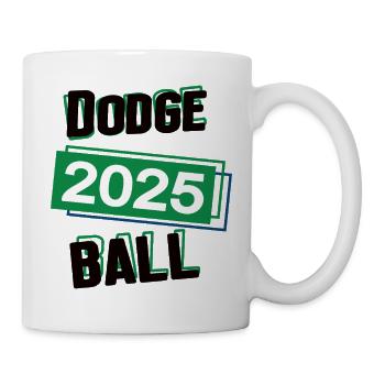Dodgeball Spieler Team Turnier Mannschaft in 2025 - Tasse - Weiß - Rechts