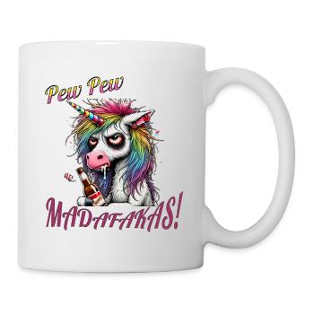 Pew Pew Unicorn Madafaka - Mug - white - Right