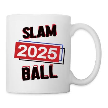 Slamball Spieler Team Turnier Mannschaft 2025 - Tasse - Weiß - Rechts