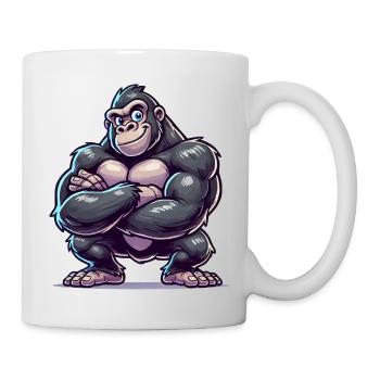 Gorilla Funny Comic - Mug - white - Right