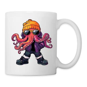Octopus Cool BD - Mug blanc - blanc - Droite