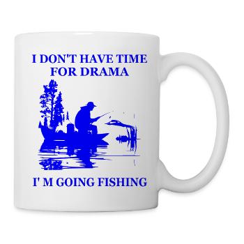 Angler-Spruch - Tasse - Weiß - Rechts