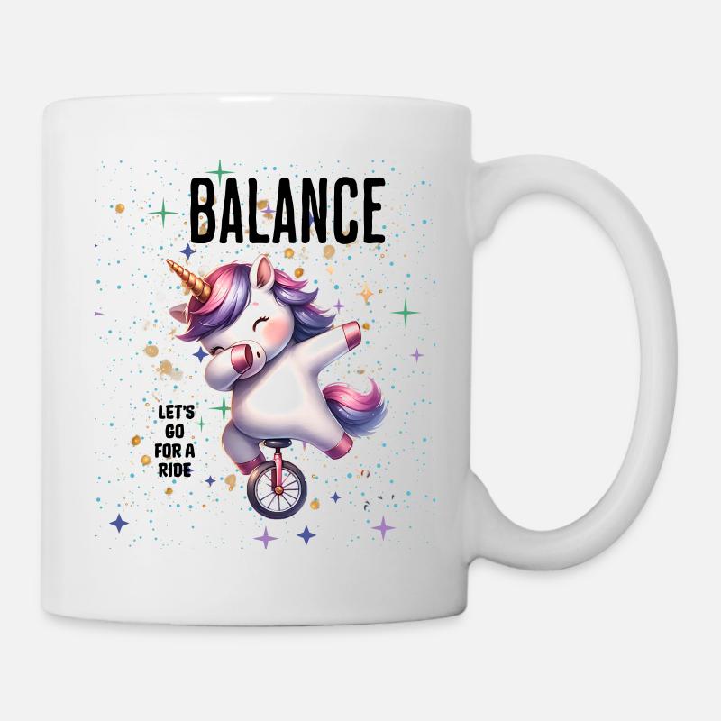Licorne monocycle dab dabbing - Mug blanc - blanc