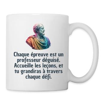 T-shirts Stoïcisme : L'inspiration à portée de soi - Mug blanc - blanc - Droite