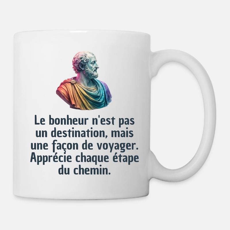 T-shirts Stoïcisme : L'inspiration à portée de soi - Mug blanc - blanc