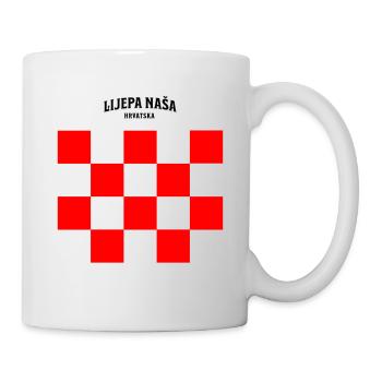 LIJEPA NAŠA HRVATSKA - Tasse - Weiß - Rechts