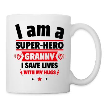 Gift for Grandma: I'm a Superhero Grandma - Mug - white - Right