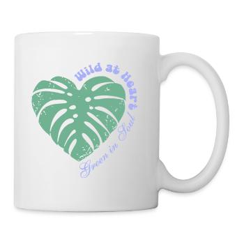 Wild at Heart – Green in Soul - Mug - white - Right